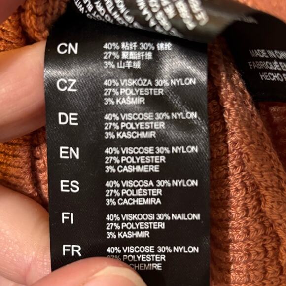 Kuhl Kosta Sweater in Sandstone S Cozy Super Soft Clay Terra Cotta Peachy Orange - Picture 7 of 7